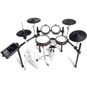 Alesis Strata Core Electric Drum Kit with Touchscreen, Triple Zone Cymbals, Active Magnetic Hi-Hat, Dual Zone Mesh Heads, 8" Kick, 144K Multi-Channel Samples Alesis Strata Core Electric Drum Kit with Touchscreen, Triple Zone Cymbals, Active Magnetic Hi-Hat, Dual Zone Mesh Heads, 8" Kick, 144K Multi-Channel Samples