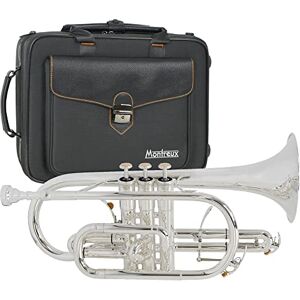 Montreux Concert Series Intermediate Advanced Bb Cornet with Premium Carry Case, Mouthpiece Silver Plate Brass, 4.75 inch / 12 cm Bell, B Flat Montreux Concert Series Intermediate Advanced Bb Cornet with Premium Carry Case, Mouthpiece Silver Plate Brass, 4.75 inch / 12 cm Bell, B Flat