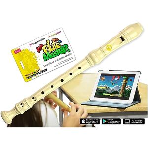 Voggenreiter 1127 Plastic Recorder for Children from 6 Years Including Flute Master (Learning Software App) Baroque Fingering Cream White Plastic Voggenreiter 1127 Plastic Recorder for Children from 6 Years Including Flute Master (Learning Software App) Baroque Fingering Cream White Plastic