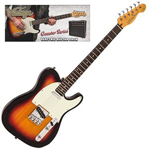 VINTAGE V20 COASTER ELECTRIC GUITAR PACK 3 TONE SUNBURST VINTAGE V20 COASTER ELECTRIC GUITAR PACK 3 TONE SUNBURST