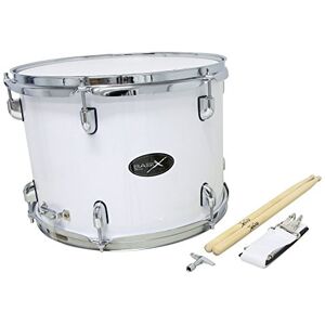 GEWA Marching Tenordrum, Marching Drum 14 x 10", wooden shell white, incl. carrying strap and drumsticks GEWA Marching Tenordrum, Marching Drum 14 x 10", wooden shell white, incl. carrying strap and drumsticks