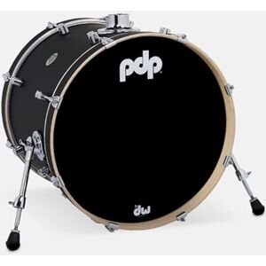 Pacific Drums Concept Maple Bass Drum, 20" x 16", Satin Black Pacific Drums Concept Maple Bass Drum, 20" x 16", Satin Black