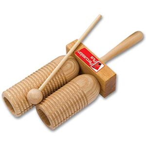 Percussion Plus PP252 Wooden Agogo Double with Beater Percussion Plus PP252 Wooden Agogo Double with Beater