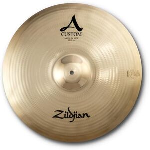 Zildjian A Custom Series 20 Inch Medium Ride Cymbal Brilliant Finish Zildjian A Custom Series 20 Inch Medium Ride Cymbal Brilliant Finish
