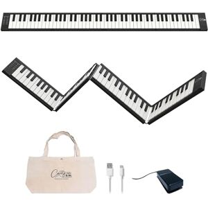 Carry-on Blackstar BA215011 FP-88 Touch 88 Key Touch Sensitive Black Portable Folding Digital Piano by USB MIDI Controller with Rechargeable Battery Carry-on Blackstar BA215011 FP-88 Touch 88 Key Touch Sensitive Black Portable Folding Digital Piano by USB MIDI Controller with Rechargeable Battery