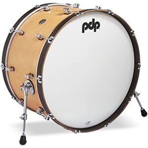 Pacific Drums Concept Classic Bass Drum, 26" x 14", Natural Stain, Walnut Stain Hoops Features modern and classic looks with European Maple counter hoops and shells with low-mass claw hooks Pacific Drums Concept Classic Bass Drum, 26" x 14", Natural Stain, Walnut Stain Hoops Features modern and classic looks with European Maple counter hoops and shells with low-mass claw hooks