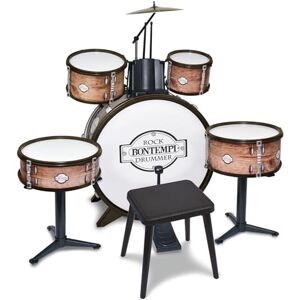 Bontempi 6 Elements Bass Drum with Stool and 2 Drumsticks, Realistic Sound, 700 x 400 x 800 mm, Musical Game for Children 5+ Bontempi 6 Elements Bass Drum with Stool and 2 Drumsticks, Realistic Sound, 700 x 400 x 800 mm, Musical Game for Children 5+