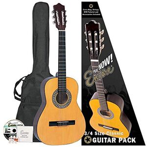 Encore 3/4 Size Classic Guitar Outfit ~ Natural Encore 3/4 Size Classic Guitar Outfit ~ Natural