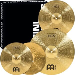 Meinl Percussion Meinl Cymbals HCS Complete Cymbal Set (Video) Box Pack with 14 inch Hihats, 16 Crash, 20 Ride for Drum Kit (35,56-50,80cm) Traditional Finish Brass (HCS141620) Meinl Percussion Meinl Cymbals HCS Complete Cymbal Set (Video) Box Pack with 14 inch Hihats, 16 Crash, 20 Ride for Drum Kit (35,56-50,80cm) Traditional Finish Brass (HCS141620)