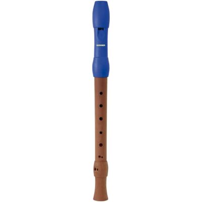 Hohner C-Soprano 2-Parts Wooden Body Plastic Head Blue Baroque Recorder SC C B95862 Hohner C-Soprano 2-Parts Wooden Body Plastic Head Blue Baroque Recorder SC C B95862