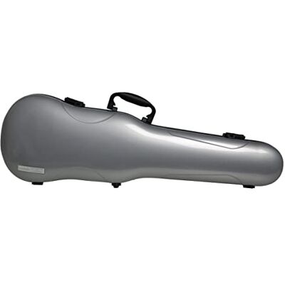 GEWA AIR 1.7 Form Shaped Violin Case high Gloss Metallic Silver, Made in Germany, high Break Resistance GEWA AIR 1.7 Form Shaped Violin Case high Gloss Metallic Silver, Made in Germany, high Break Resistance