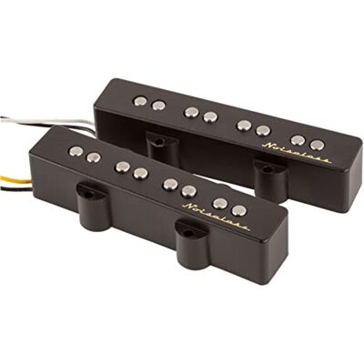 Fender Vintage Noiseless Jazz Bass Pickup Set Black Fender Vintage Noiseless Jazz Bass Pickup Set Black