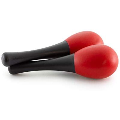 Tiger MAR28-RD Mini Egg Maracas Children's Percussion Shaker Red One Pair Tiger MAR28-RD Mini Egg Maracas Children's Percussion Shaker Red One Pair