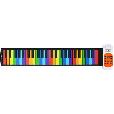 3rd Avenue 49 Key Rainbow Soft Touch Roll Up Piano Keyboard for Beginners with Built-In Speaker 3rd Avenue 49 Key Rainbow Soft Touch Roll Up Piano Keyboard for Beginners with Built-In Speaker