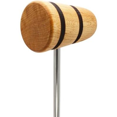 Low Boy Wood Bass Drum Beater Versatile Mid-Weight Bass Drum Beater with Durable Wood Surface & Aerospace-Grade Steel Rods Low Boy Wood Bass Drum Beater Versatile Mid-Weight Bass Drum Beater with Durable Wood Surface & Aerospace-Grade Steel Rods