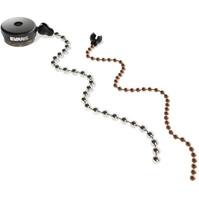 Evans Cymbal Pack Sizzler Two Chain Pack Includes Sizzler Cymbal, Felt Washer, Large Sound Sizzle Chain, Small Soft Sizzle Chain Cymbal Sound without Holes or Rivets Evans Cymbal Pack Sizzler Two Chain Pack Includes Sizzler Cymbal, Felt Washer, Large Sound Sizzle Chain, Small Soft Sizzle Chain Cymbal Sound without Holes or Rivets