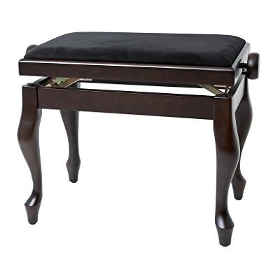 GEWA Piano Bench Deluxe Classic, black high gloss GEWA Piano Bench Deluxe Classic, black high gloss
