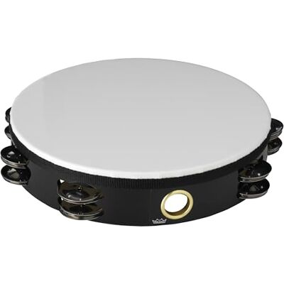 REMO TA5210-ML Economy Black Tambourine (10-Inch) REMO TA5210-ML Economy Black Tambourine (10-Inch)