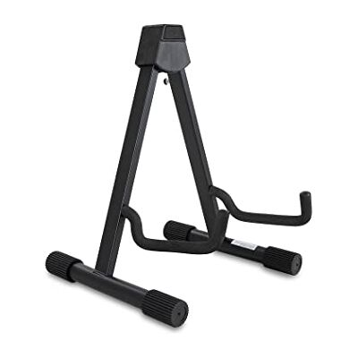 GEWA Guitar Stand A-Style For Acoustic Guitar Foldable Width Adjustable Rubber Pads 43 cm High Black GS-40AB GEWA Guitar Stand A-Style For Acoustic Guitar Foldable Width Adjustable Rubber Pads 43 cm High Black GS-40AB