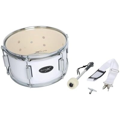 GEWA Marching Drum 12 x 7", wooden shell white, incl. carrying strap and mallet GEWA Marching Drum 12 x 7", wooden shell white, incl. carrying strap and mallet