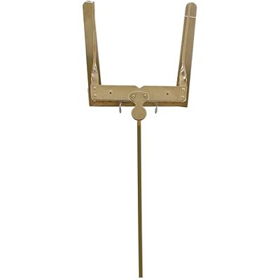 GEWA Marching Music Holder Brass Large Fork (also suitable for Tuba) 1 Pusher Stem Length 14.5 cm GEWA Marching Music Holder Brass Large Fork (also suitable for Tuba) 1 Pusher Stem Length 14.5 cm