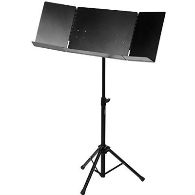 Classic Cantabile Pro Orchestra Music Stand Collapsible Black Classic Cantabile Pro Orchestra Music Stand Collapsible Black