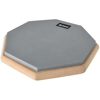 Chord Octagon Drum Practice Pad 8" – Quiet Rubber Percussion Pad with Foam Base & M8 Stand Mount – Silent Practice Drum Pad for Beginners, Adults & Students, Portable Drumming Gift Chord Octagon Drum Practice Pad 8" – Quiet Rubber Percussion Pad with Foam Base & M8 Stand Mount – Silent Practice Drum Pad for Beginners, Adults & Students, Portable Drumming Gift