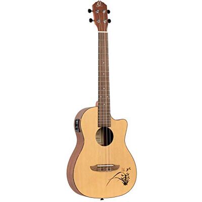 Ortega Guitars Baritone Ukulele Electro-Acoustic – Bonfire Series – with Cutaway – Spruce, Sapele, Natural (RU5CE-BA) Ortega Guitars Baritone Ukulele Electro-Acoustic – Bonfire Series – with Cutaway – Spruce, Sapele, Natural (RU5CE-BA)