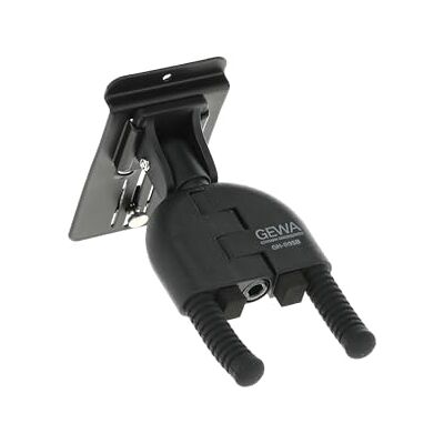 GEWA guitar wall hanger WallGrip Slatwall mount for acoustic guitar, electric guitar, bass Non-slip silicone padding Flexibly adjustable black GH-80SB GEWA guitar wall hanger WallGrip Slatwall mount for acoustic guitar, electric guitar, bass Non-slip silicone padding Flexibly adjustable black GH-80SB