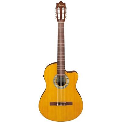 Ibanez GA3ECE-OAM Open Pore Amber Classical Acoustic-Electric Guitar – Cutaway Classical Body, Spruce Top, Meranti Back & Sides, Nandu Fretboard, AEQ-2T Preamp & Built-in Tuner Ibanez GA3ECE-OAM Open Pore Amber Classical Acoustic-Electric Guitar – Cutaway Classical Body, Spruce Top, Meranti Back & Sides, Nandu Fretboard, AEQ-2T Preamp & Built-in Tuner