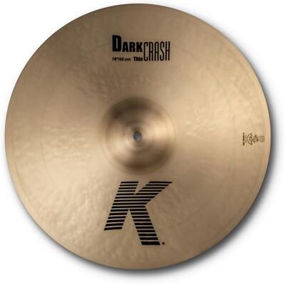 Zildjian K Series 18 Inch Dark Crash Thin Cymbal Zildjian K Series 18 Inch Dark Crash Thin Cymbal
