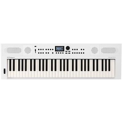 Roland GO:KEYS 5 Music Creation Keyboard 61-Note Keyboard ZEN-Core Engine with Over 1000 Onboard Sounds Built-In Stereo Speakers Mic Input Bluetooth Audio/MIDI Support, White Roland GO:KEYS 5 Music Creation Keyboard 61-Note Keyboard ZEN-Core Engine with Over 1000 Onboard Sounds Built-In Stereo Speakers Mic Input Bluetooth Audio/MIDI Support, White