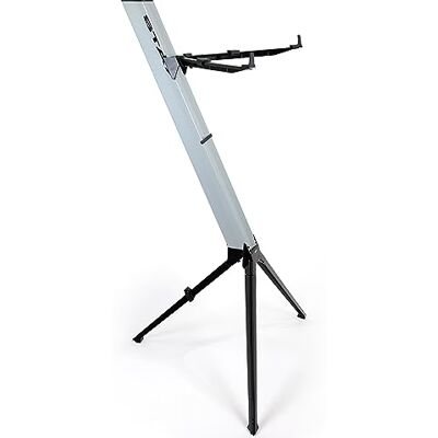 STAY MUSIC Intruder Series Single Tier Keyboard Stand including Carry Case Silver STAY MUSIC Intruder Series Single Tier Keyboard Stand including Carry Case Silver
