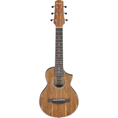 Ibanez EWP14WB Piccolo Acoustic Guitar Open Pore Natural 17" travel guitar with ovangkol body, steel strings, A-D-G-C-E-A tuning for bright tone and comfortable portability Ibanez EWP14WB Piccolo Acoustic Guitar Open Pore Natural 17" travel guitar with ovangkol body, steel strings, A-D-G-C-E-A tuning for bright tone and comfortable portability