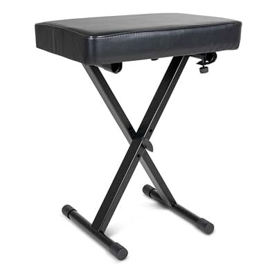 GEWA BSX 900531 Keyboard Bench with 3 Different Height Settings Black GEWA BSX 900531 Keyboard Bench with 3 Different Height Settings Black