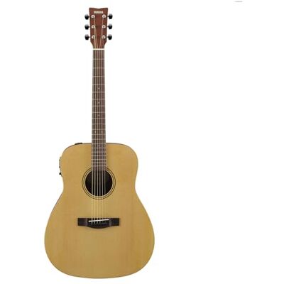 Yamaha FX400 Acoustic-Electric Guitar – Dreadnought Body, Scale 25", Narrower String Spacing, Scalloped Bracing, System-75 Preamp with Pickup and Tuner – Natural Satin Yamaha FX400 Acoustic-Electric Guitar – Dreadnought Body, Scale 25", Narrower String Spacing, Scalloped Bracing, System-75 Preamp with Pickup and Tuner – Natural Satin