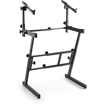 OnStage On-Stage Pro Heavy-Duty Folding-Z Keyboard Stand w/2nd Tier OnStage On-Stage Pro Heavy-Duty Folding-Z Keyboard Stand w/2nd Tier