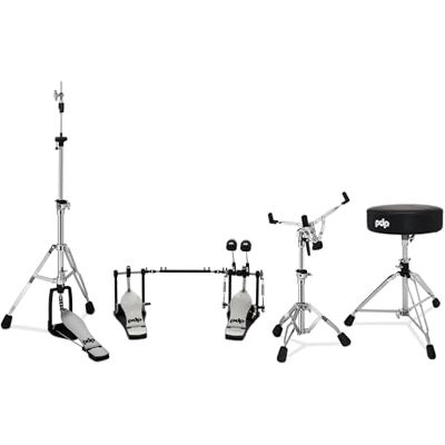 Pacific Drums 800 4-Pc Hardware Pack, Double Pedal Pacific Drums 800 4-Pc Hardware Pack, Double Pedal