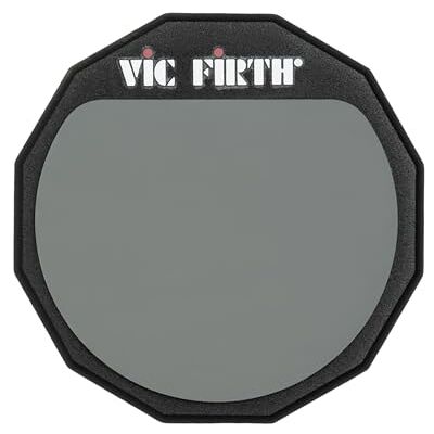 Vic Firth Double Sided Drumstick Practice Pad with VF logo 6” Diameter Vic Firth Double Sided Drumstick Practice Pad with VF logo 6” Diameter