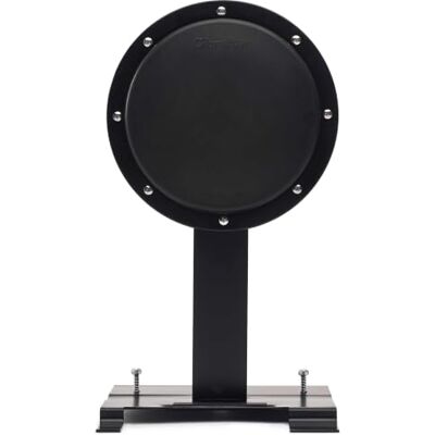 Gibraltar Practice Pad 10" GBDP, Black 10 inch bass drum practice pad with low volume kickpad surface and carpet safe spurs for drum pedal technique Gibraltar Practice Pad 10" GBDP, Black 10 inch bass drum practice pad with low volume kickpad surface and carpet safe spurs for drum pedal technique