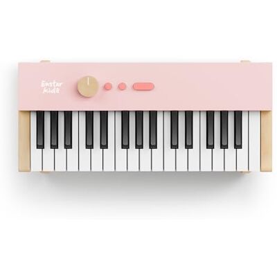 Eastar Kido Kids Piano Keyboard, 32 Keys Digital Piano for Kids, Music Educational Instrument for Beginner, Mini Wood Keyboard Piano for Toddler, Light Pink Eastar Kido Kids Piano Keyboard, 32 Keys Digital Piano for Kids, Music Educational Instrument for Beginner, Mini Wood Keyboard Piano for Toddler, Light Pink