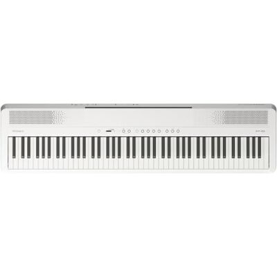 Roland FP-40 Portable Digital Piano with Integrated Piano Sphere App, White Premium Technology, Newly Engineered Speaker System, 88-Note Keys, Onboard Wi-Fi and Bluetooth, Flexible Connectivity Roland FP-40 Portable Digital Piano with Integrated Piano Sphere App, White Premium Technology, Newly Engineered Speaker System, 88-Note Keys, Onboard Wi-Fi and Bluetooth, Flexible Connectivity