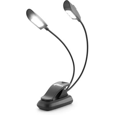 Tiger MSL35-6BT Dual-Head Clip-On Music Stand Light Tiger MSL35-6BT Dual-Head Clip-On Music Stand Light