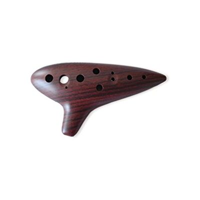 Woodi USA Woodi Ocarina Flute WC-917BW 12 Holes Wood Grain Alto C Woodi USA Woodi Ocarina Flute WC-917BW 12 Holes Wood Grain Alto C