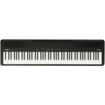 Roland FP-40 Portable Digital Piano with Integrated Piano Sphere App, Black Premium Technology, Newly Engineered Speaker System, 88-Note Keys, Onboard Wi-Fi and Bluetooth, Flexible Connectivity Roland FP-40 Portable Digital Piano with Integrated Piano Sphere App, Black Premium Technology, Newly Engineered Speaker System, 88-Note Keys, Onboard Wi-Fi and Bluetooth, Flexible Connectivity