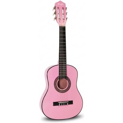 Music Alley MA-51 30 Inch Junior Classical Guitar for Kids, Pink Music Alley MA-51 30 Inch Junior Classical Guitar for Kids, Pink