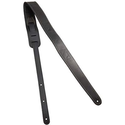 Fender Guitar Strap Leather Monogrammed Black Fender Guitar Strap Leather Monogrammed Black