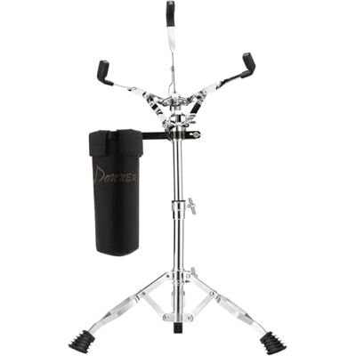 Donner Tall Snare Drum Stand with Drum Stick Holder, Adjustable Height Range 26 to 40 Inches for Students of Different Ages, Double Braced Extended Fit 10 to 14 inch Drums Handpan and Practice Pad Donner Tall Snare Drum Stand with Drum Stick Holder, Adjustable Height Range 26 to 40 Inches for Students of Different Ages, Double Braced Extended Fit 10 to 14 inch Drums Handpan and Practice Pad
