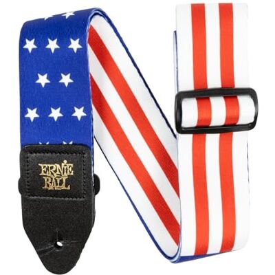 Ernie Ball Premium Guitar Strap/Bass Strap Stars and Stripes Ernie Ball Premium Guitar Strap/Bass Strap Stars and Stripes