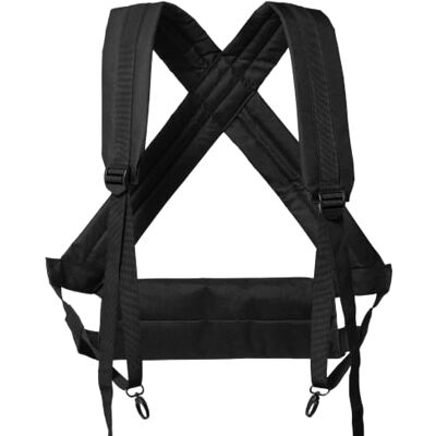 World Rhythm MDJ069 Djembe Drum Harness Black Adjustable Padded Nylon Carry Straps for Comfortable Transport Suitable for All Rope-Tuned Djembes World Rhythm MDJ069 Djembe Drum Harness Black Adjustable Padded Nylon Carry Straps for Comfortable Transport Suitable for All Rope-Tuned Djembes